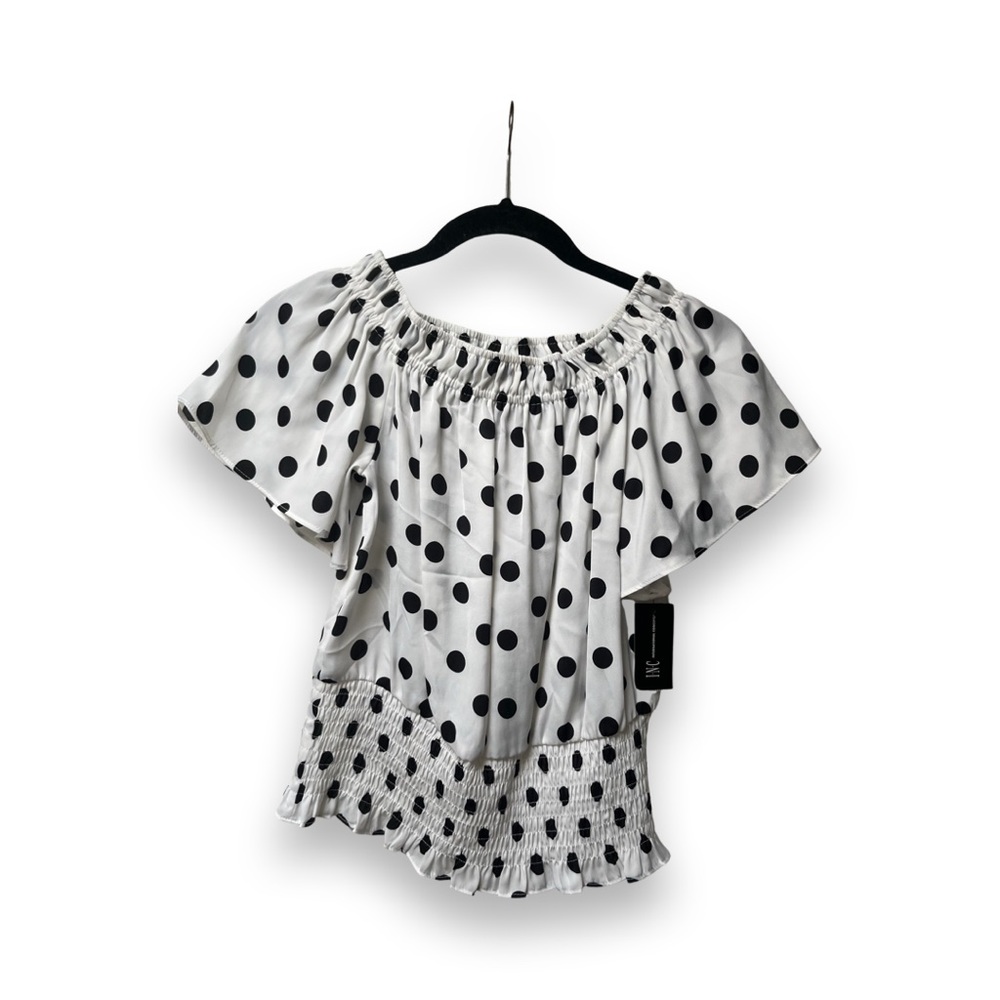 Polka dot blouse NWT